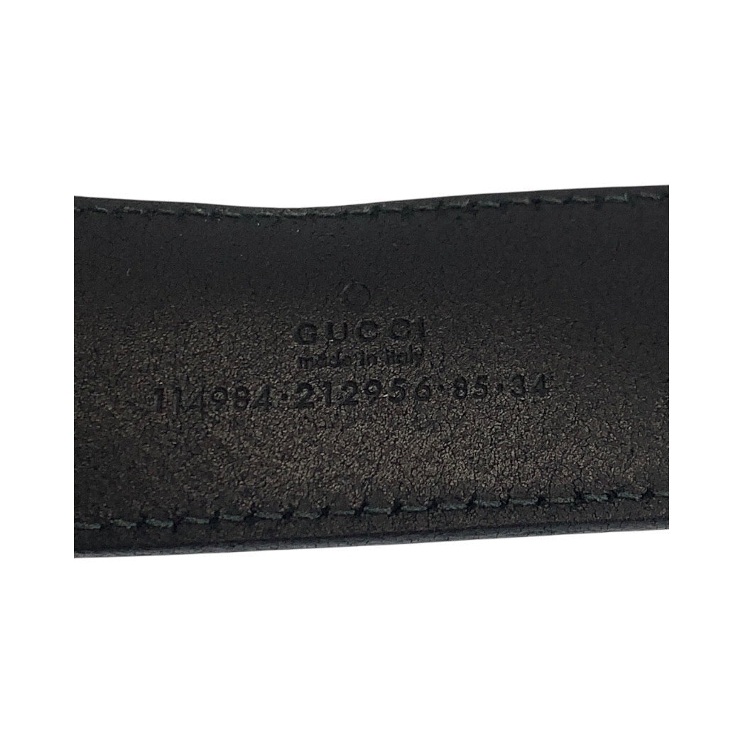 GUCCI – Leather Belt Interlocking – Black – Men’s – 100% Authentic
✨Very Good Pre-Owned Used