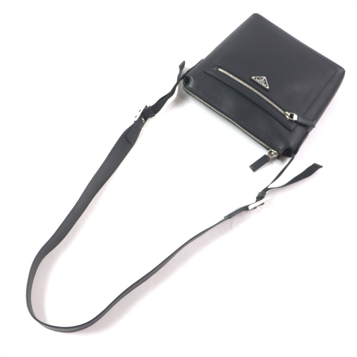 PRADA Black Saffiano Leather – Men’s – 100% Authentic Pre-Owned ✨Near Unused Condition