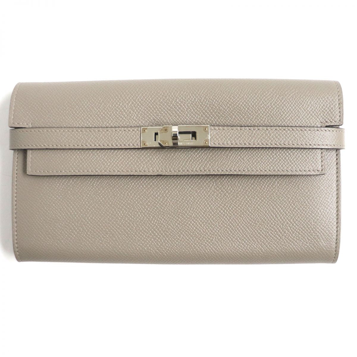 HERMÈS – Long Wallet Purse – Epsom Leather – Beige – 2018 – 100% Authentic Pre-Owned ✨Near Unused Condition