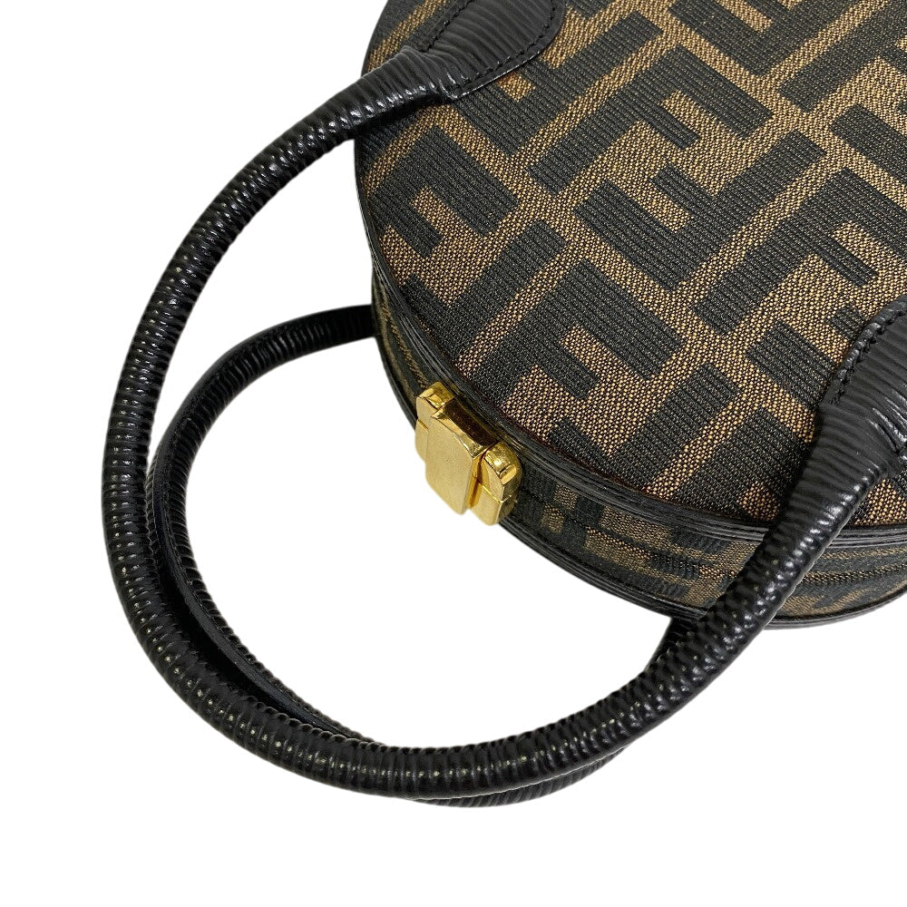 FENDI – Vintage Handbag – Zucca Monogram – Brown Canvas – 2000s – 100% Authentic ✨Excellent Pre-Owned with light use Condition