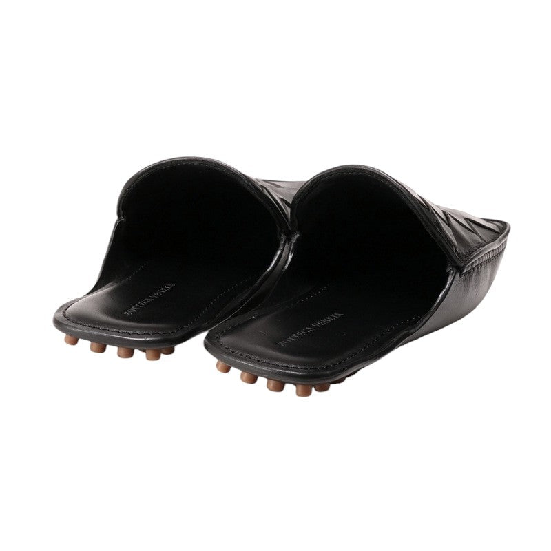 BOTTEGA VENETA – Black Leather Sandals – Size 37 (US 6) –