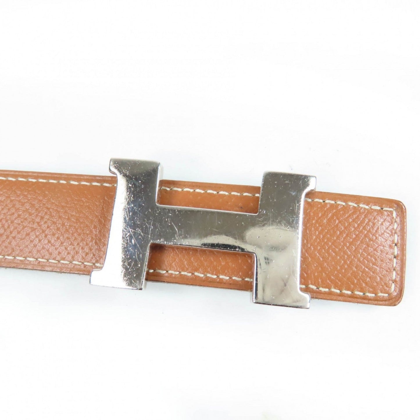 HERMÈS – Constance Belt – Leather – Brown 1998 – 100% Authentic ✨Good Pre-Owned Condition