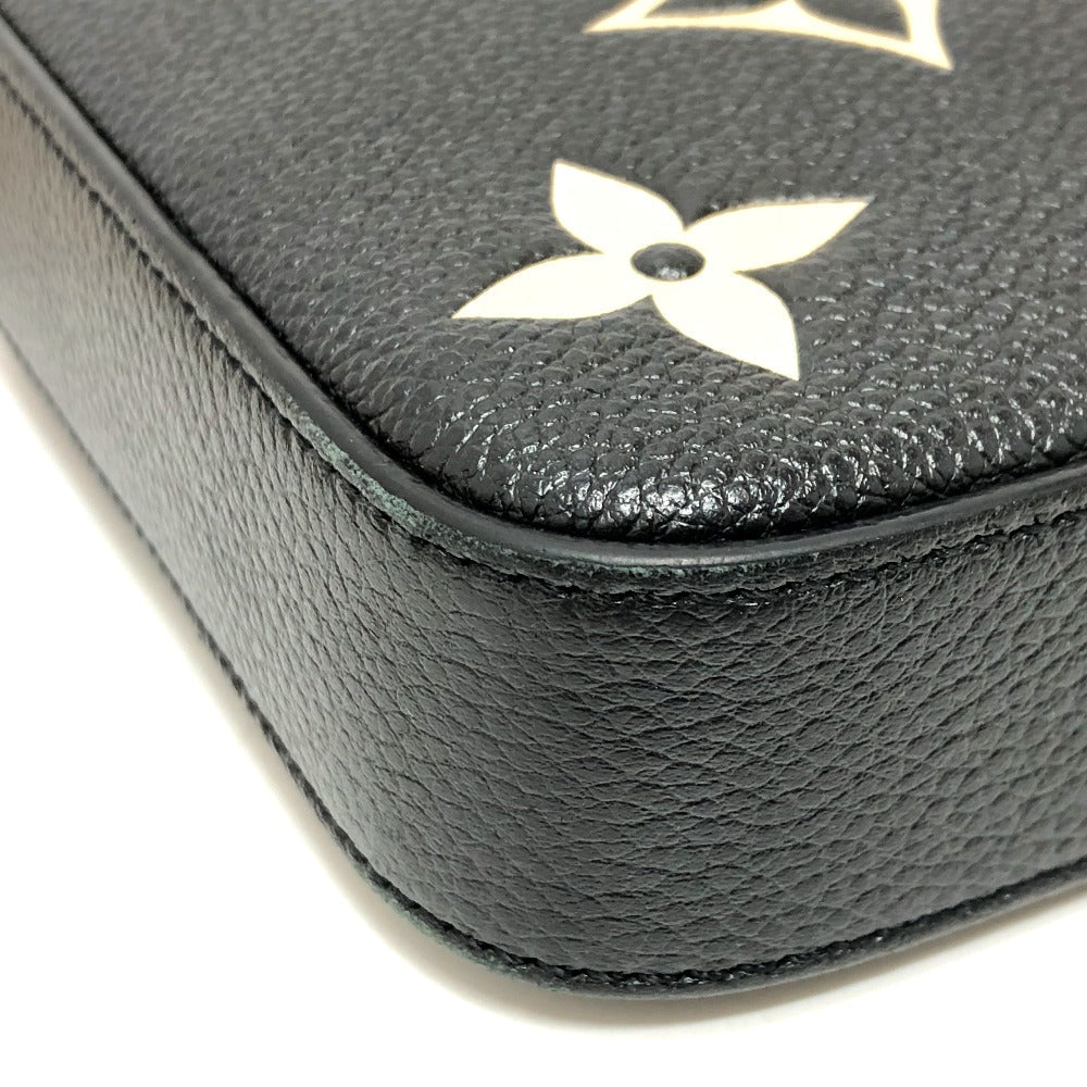 LOUIS VUITTON – Pochette Felice – Monogram Ann Platt Black Leather – 100% Authentic ✨Excellent Pre-Owned Condition