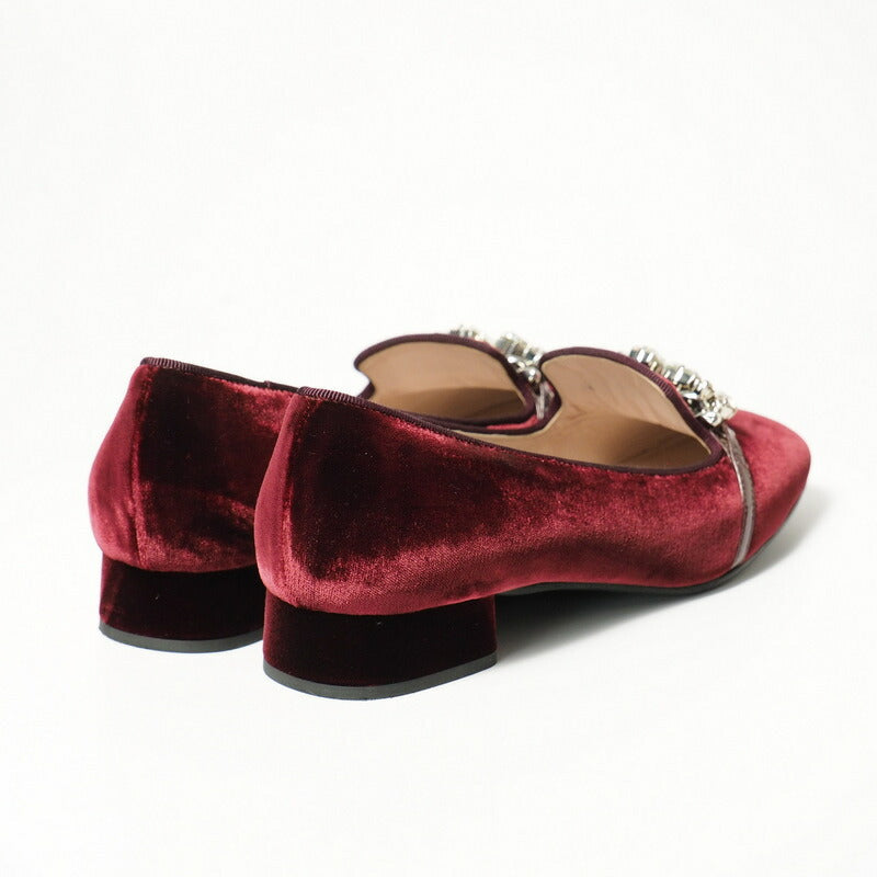 MIU MIU – Pumps – Velour Sheepskin – Wine Red – Size 38 (US 7) – 100% Authentic ✨Excellent Pre-Owned Condition