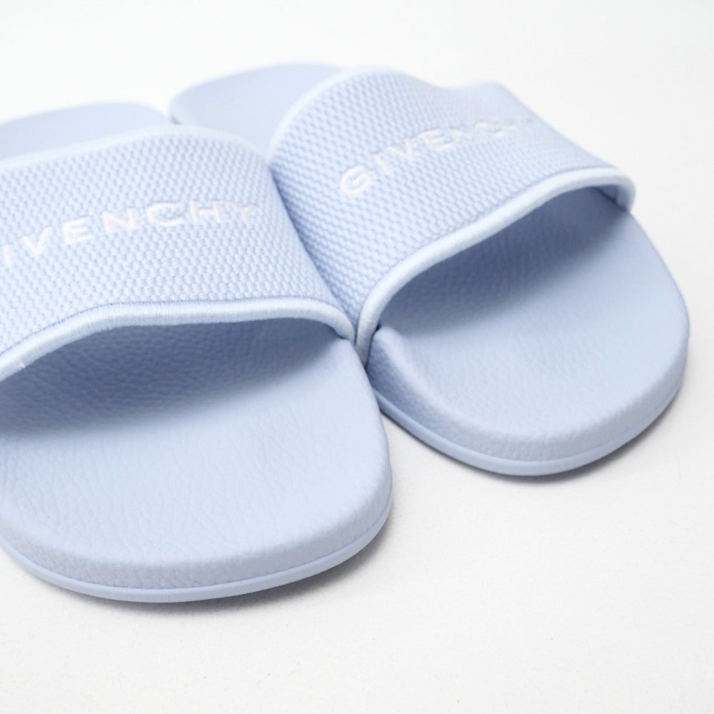 GIVENCHY Light Blue Leather × Fabric Sandals – Women’s EU 38 / US 7 – 100% Authentic ✨Excellent Pre-Owned / Barely Used Condition