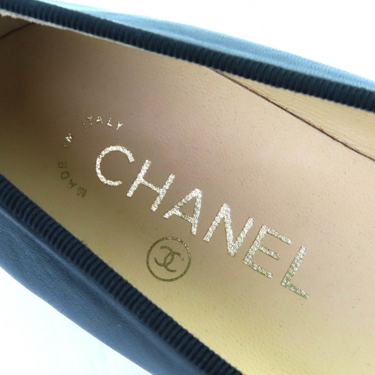 CHANEL ballerinas– Black Euro Size 38 – 100% Authentic Pre-Owned ✨Excellent/Unused with Minor Storage Wear Condition ~20% MSRP