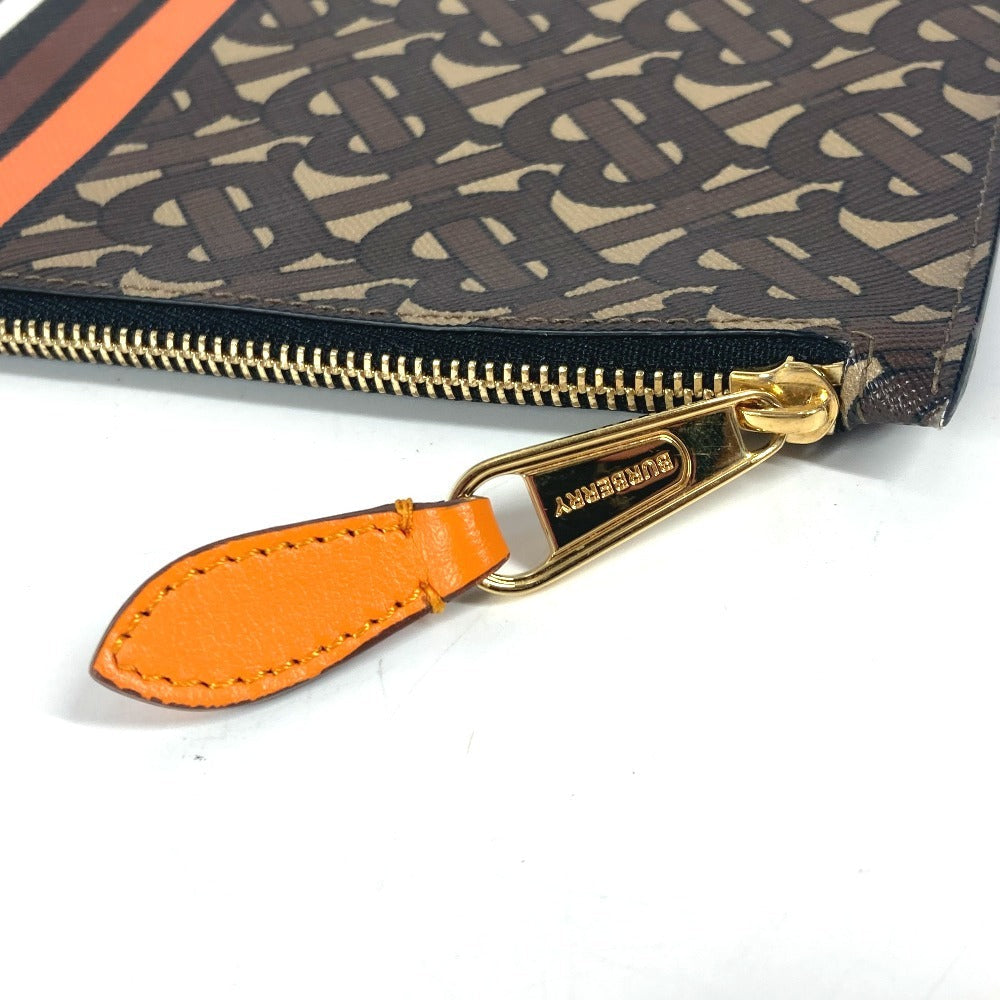 Burberry Clutch TB Logo 100% Authentic ✨Excellent Pre-Owned Condition ~25% MSRP