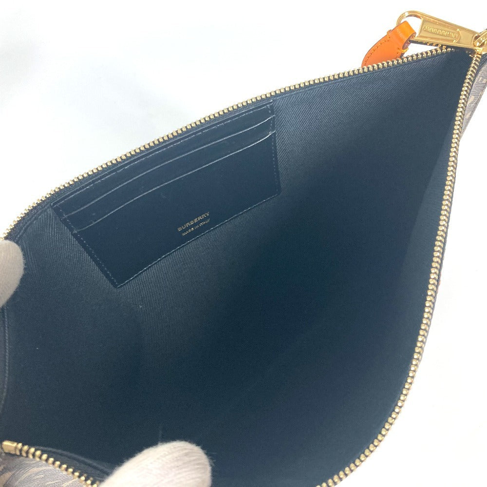 Burberry Clutch TB Logo 100% Authentic ✨Excellent Pre-Owned Condition ~25% MSRP