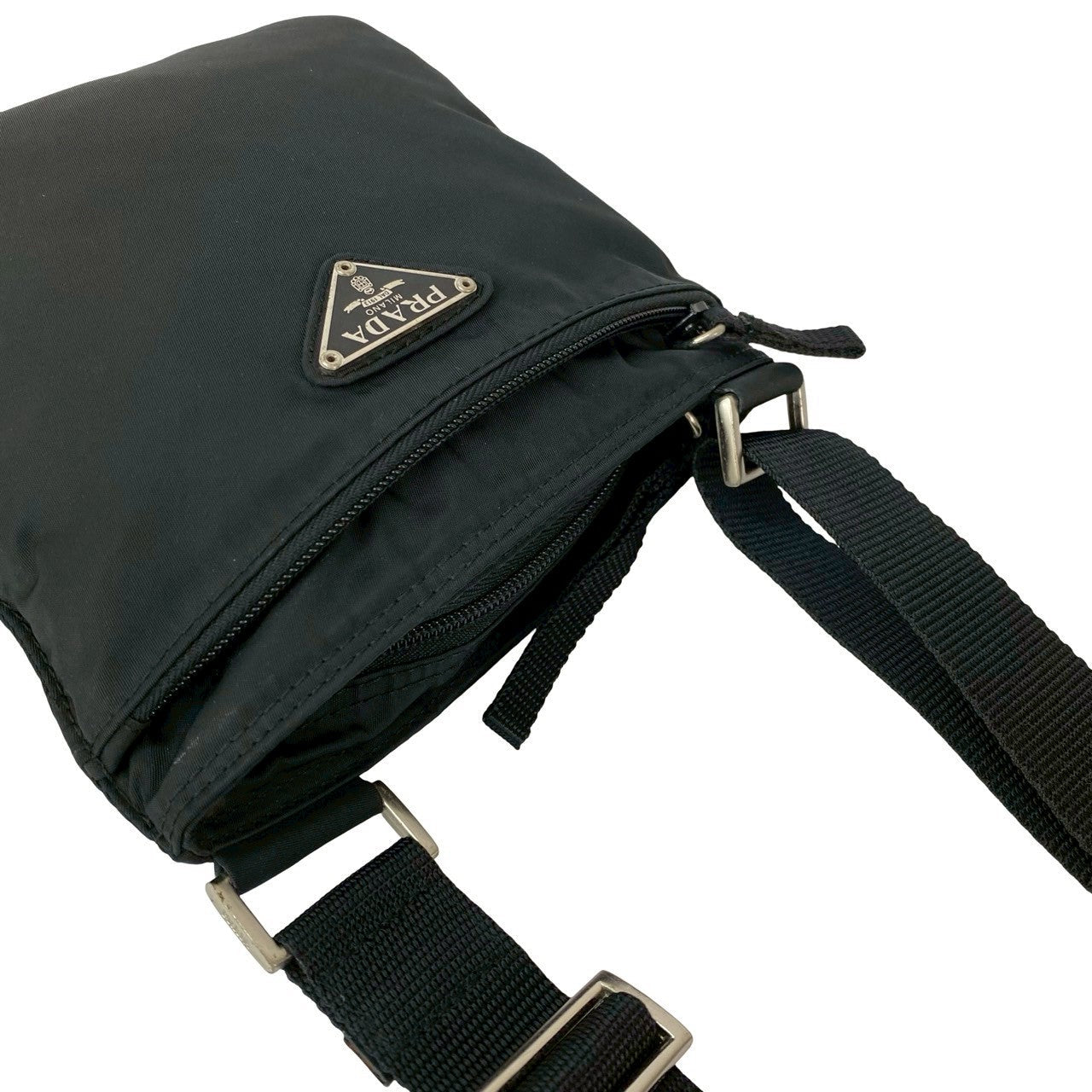 Prada Triangle Logo 100% Authentic ✨Very Good Pre-Owned Condition ~27 % MSRP