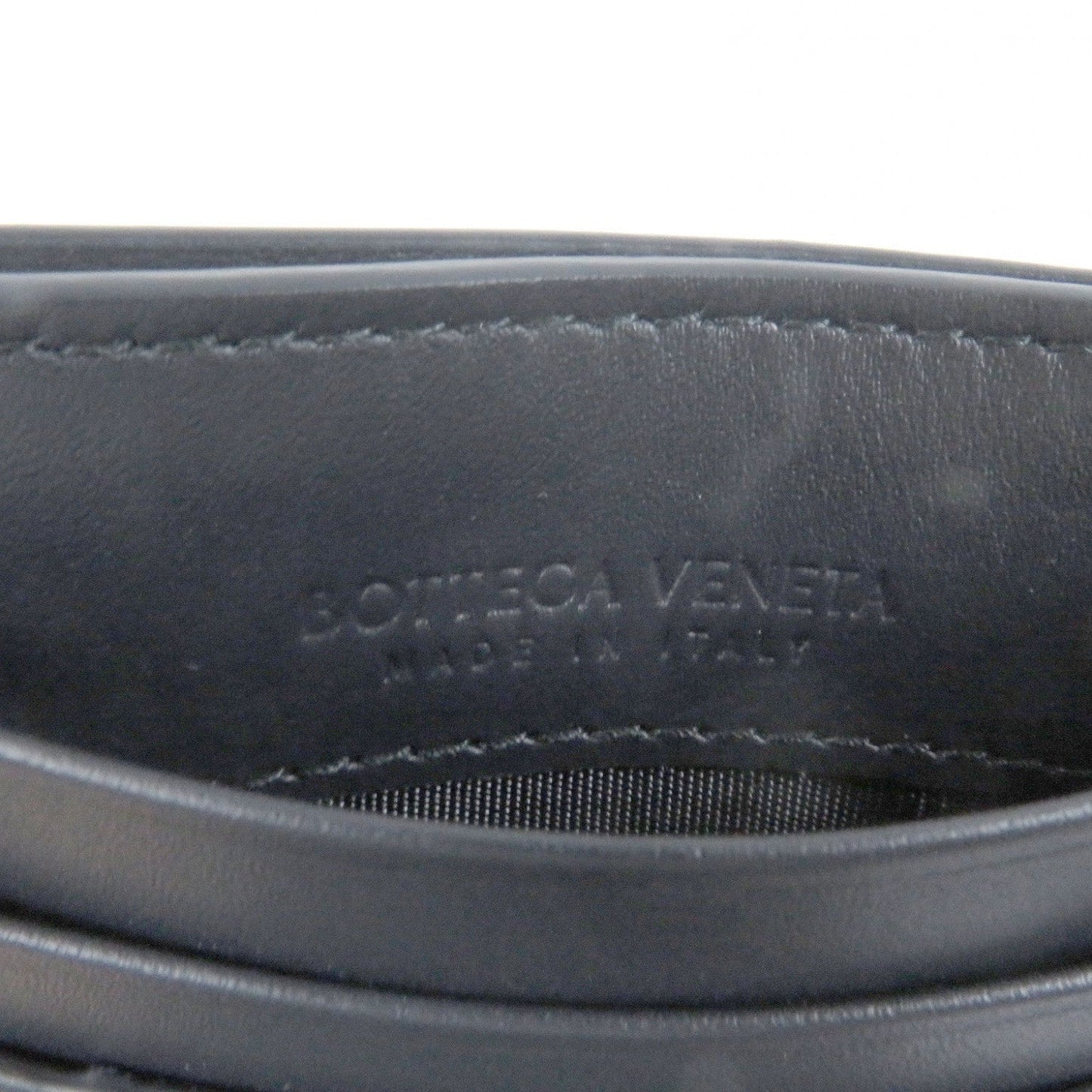Bottega Veneta Card Case Navy 100% Authentic ✨Unused Excellent pre owned Condition✨~23 % MSRP