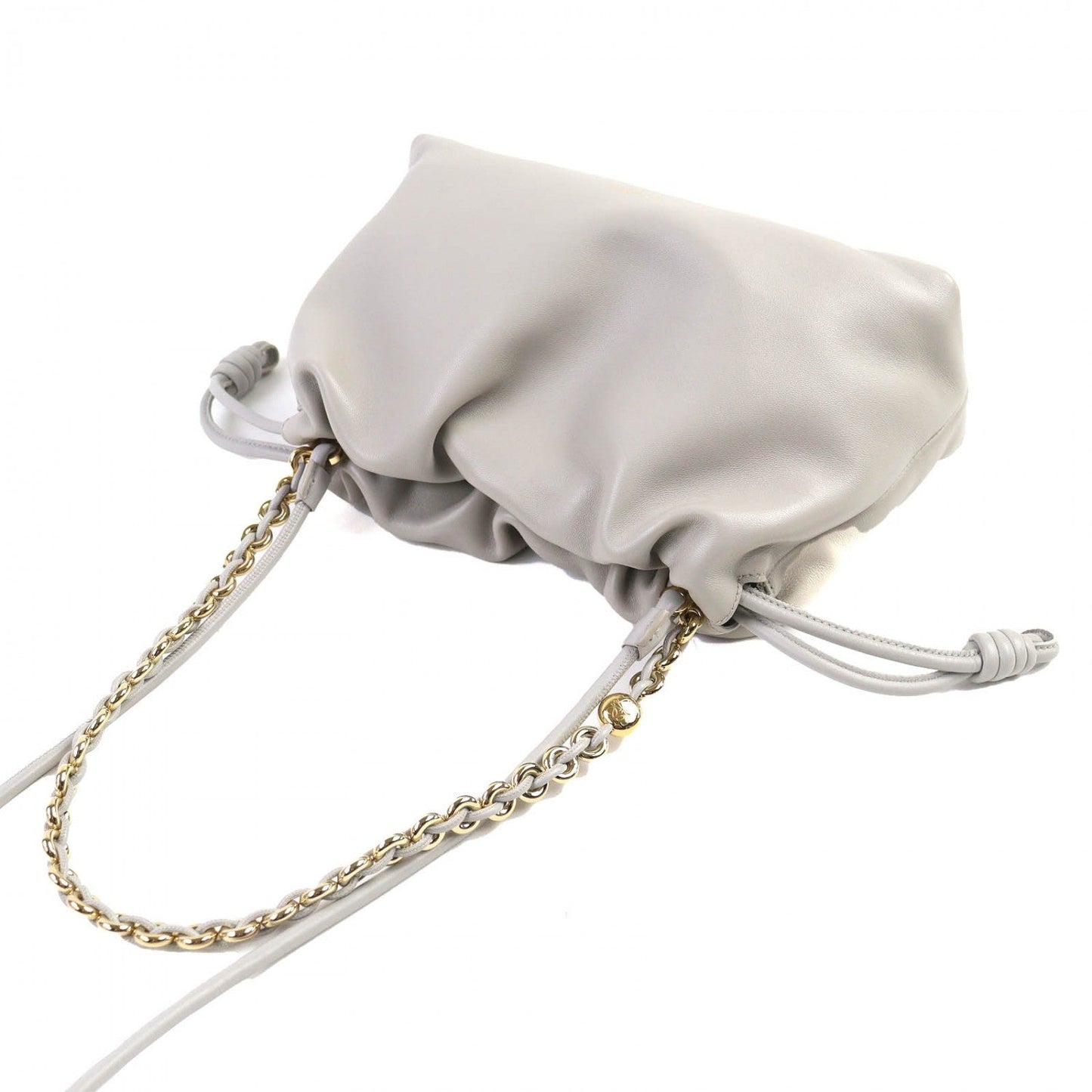 LOEWE Flamenco Purse Medium Gray Shell 100% Authentic ✨Excellent Pre-Owned Near Unused Condition~35% MSRP