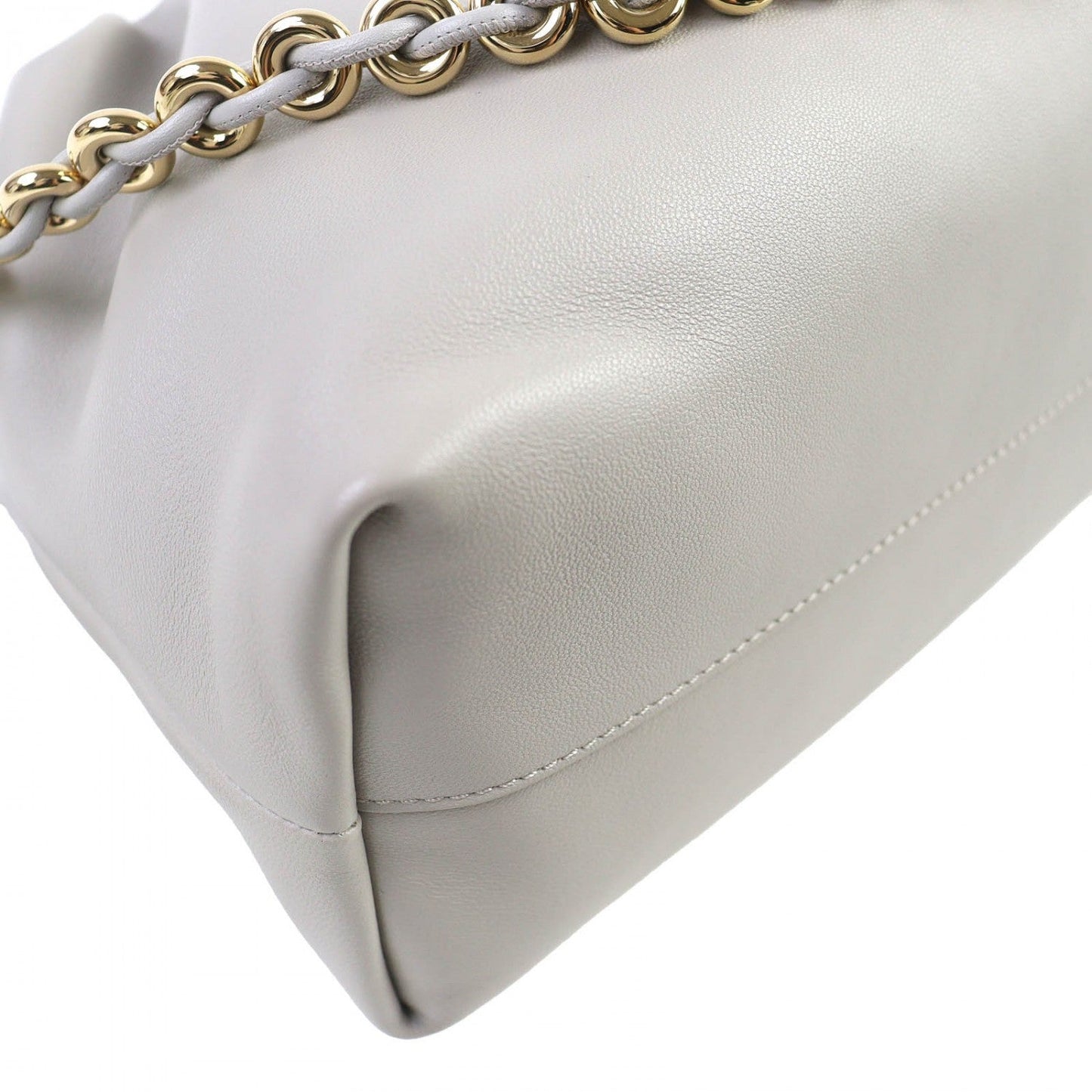 LOEWE Flamenco Purse Medium Gray Shell 100% Authentic ✨Excellent Pre-Owned Near Unused Condition~35% MSRP