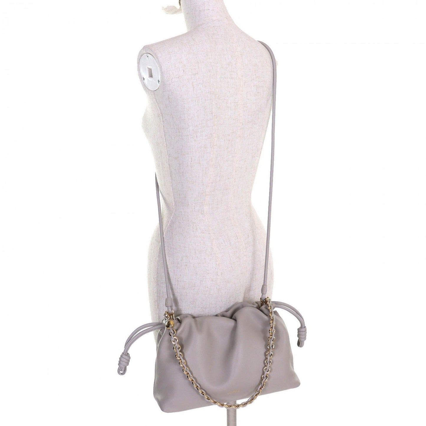 LOEWE Flamenco Purse Medium Gray Shell 100% Authentic ✨Excellent Pre-Owned Near Unused Condition~35% MSRP