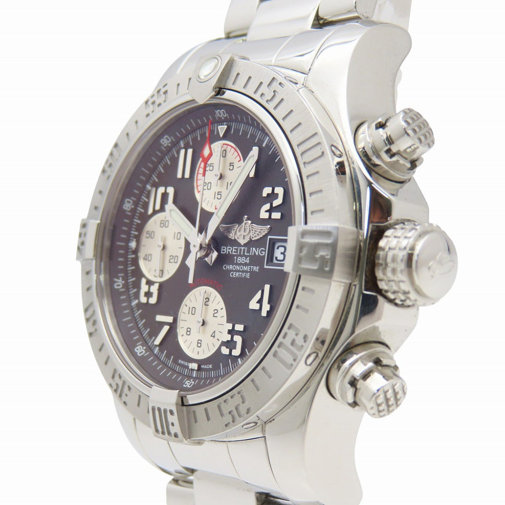 Breitling Avenger II Chronograph Tungsten Gray 100% Authentic Pre-Owned ✨Near Mint ~45% MSRP