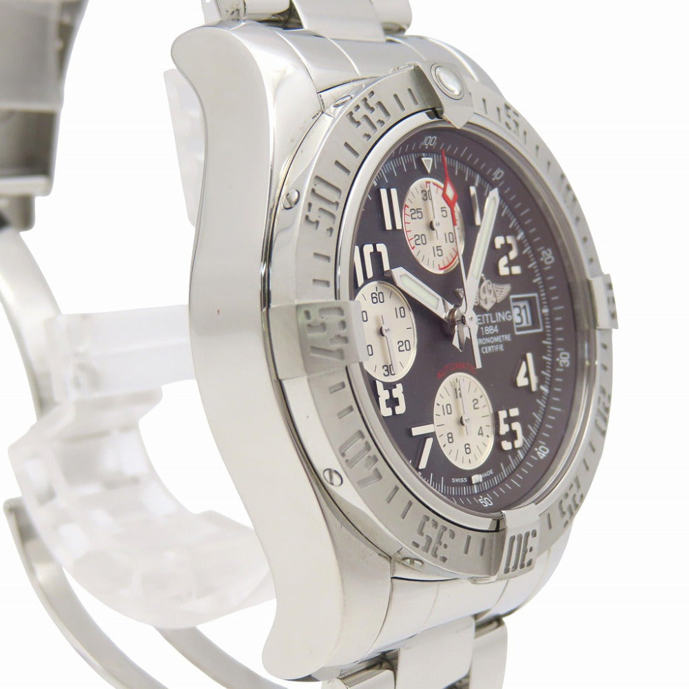 Breitling Avenger II Chronograph Tungsten Gray 100% Authentic Pre-Owned ✨Near Mint ~45% MSRP