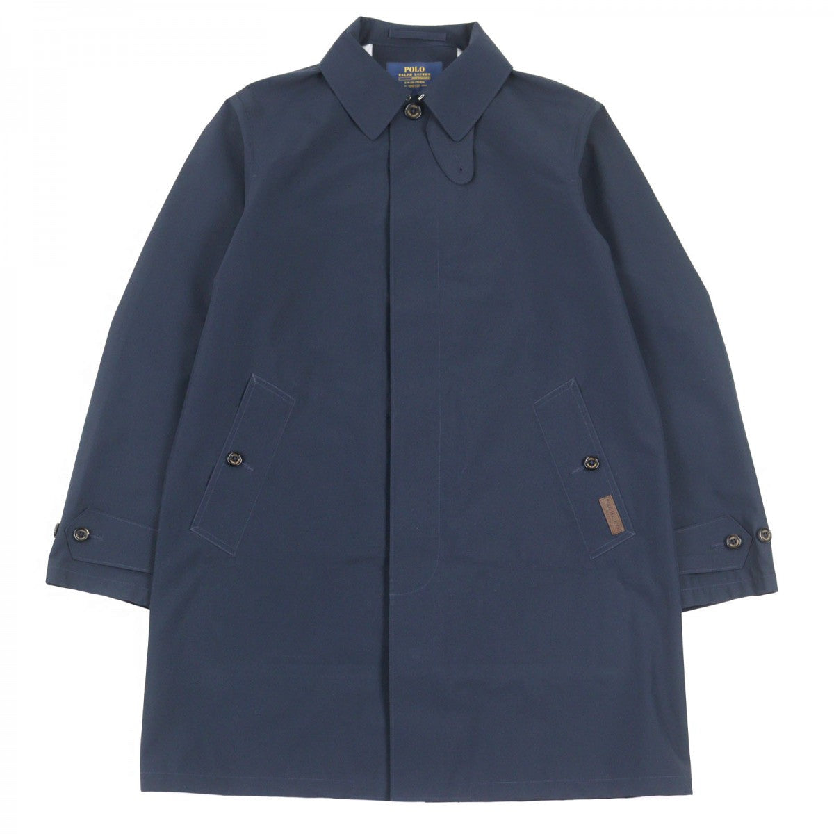Polo Ralph Lauren Stainless Collar Coat Navy 170/92A 100% Authentic ✨Pre-Owned Near Mint Condition ~25% MSRP