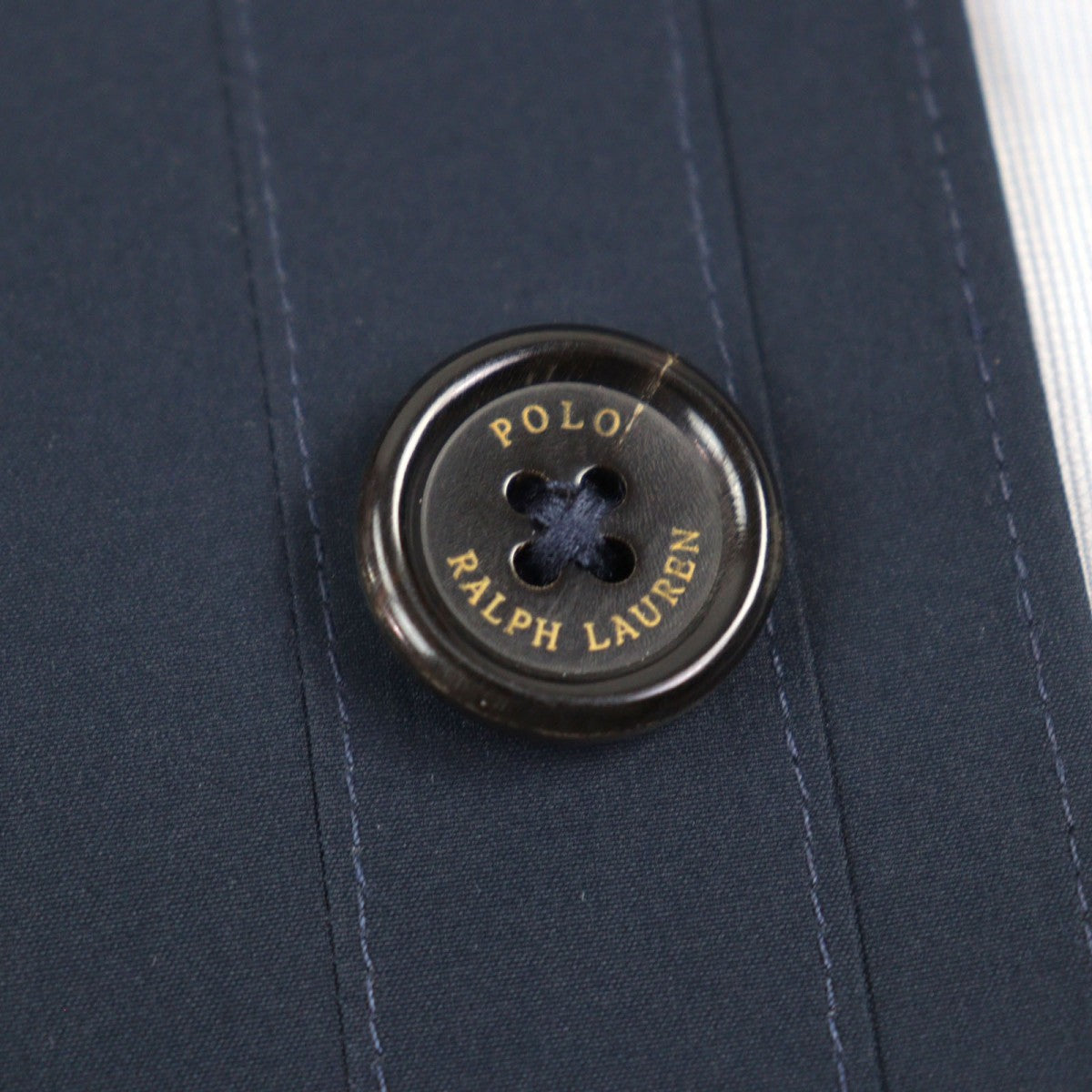 Polo Ralph Lauren Stainless Collar Coat Navy 170/92A 100% Authentic ✨Pre-Owned Near Mint Condition ~25% MSRP