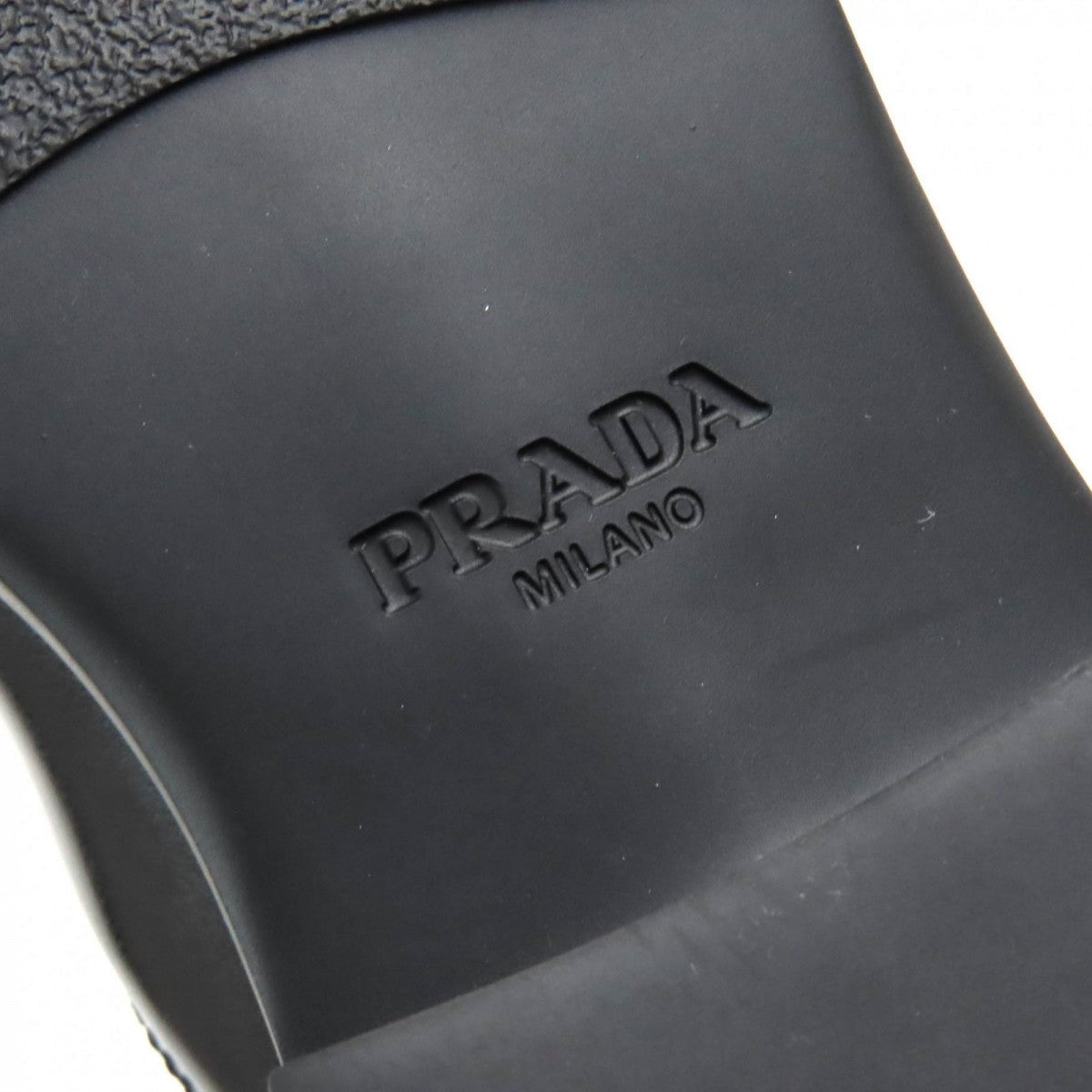 PRADA – Brushed Leather Short Boots – Black “Chocolate” – Size 37.5 –