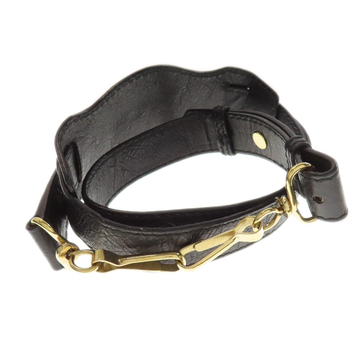 Balenciaga 00024768 by Nicolas Ghesquière – Giant Mini City Bag, 2WAY Style, Black Leather with Giant Gold Hardware, 2010s Collection, 100% Authentic Pre - Owned Item No. 75514657 - LLUXE.CA
