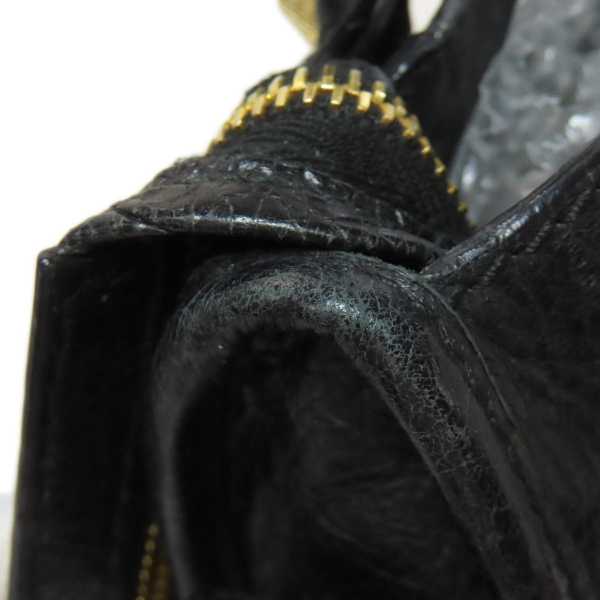 Balenciaga 00024768 by Nicolas Ghesquière – Giant Mini City Bag, 2WAY Style, Black Leather with Giant Gold Hardware, 2010s Collection, 100% Authentic Pre - Owned Item No. 75514657 - LLUXE.CA