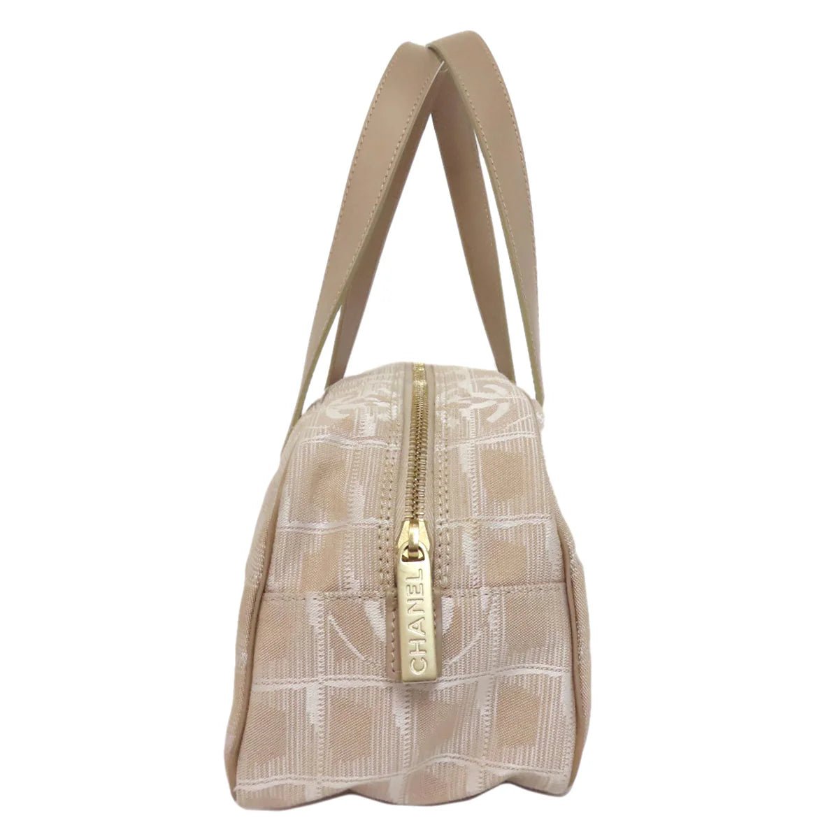 CHANEL ā New Travel Line Handbag ā Beige Nylon Jacquard ā Karl Lagerfeld ā 1999 ā 100% Authentic Pre - Owned - LLUXE.CA