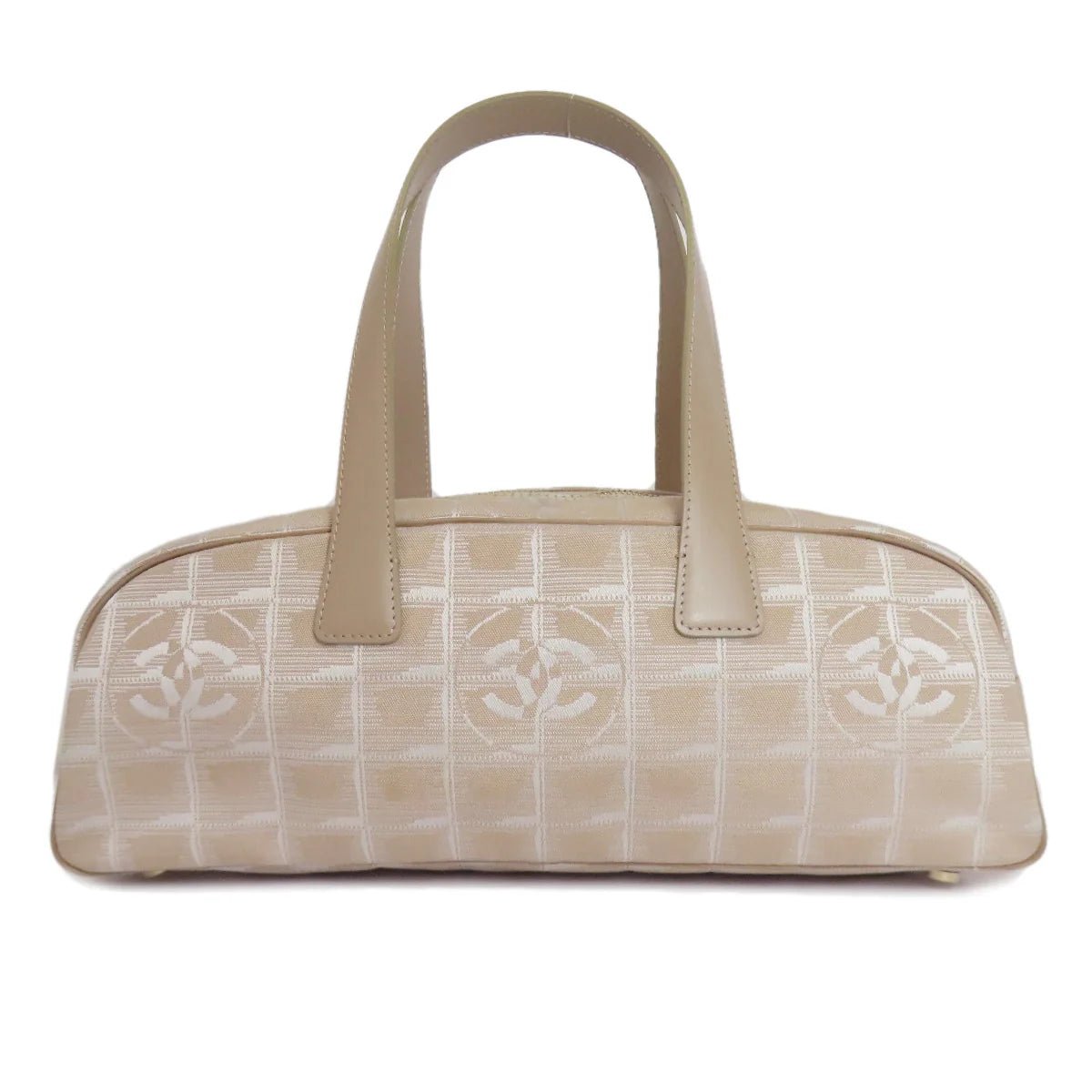 CHANEL ā New Travel Line Handbag ā Beige Nylon Jacquard ā Karl Lagerfeld ā 1999 ā 100% Authentic Pre - Owned - LLUXE.CA