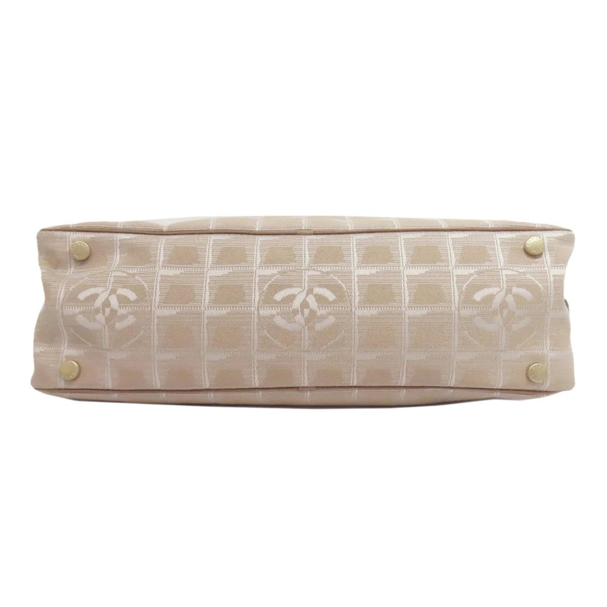 CHANEL ā New Travel Line Handbag ā Beige Nylon Jacquard ā Karl Lagerfeld ā 1999 ā 100% Authentic Pre - Owned - LLUXE.CA