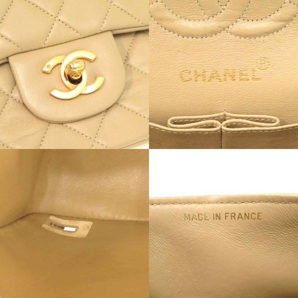 CHANEL – Shoulder Bag – Model No. A01113 – Karl Lagerfeld – 1991 – 100% Authentic Pre - Owned Matelassé 23 Double Flap in Beige Lambskin with COCO Mark Item No. 6G1605L6A3 - LLUXE.CA