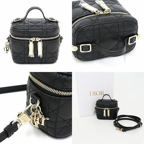 DIOR – LADY DIOR Micro Vanity – Model No. S09350NMJ – Maria Grazia Chiuri – 2023 – 100% Authentic Pre - Owned Item No. F - 03247 - LLUXE.CA