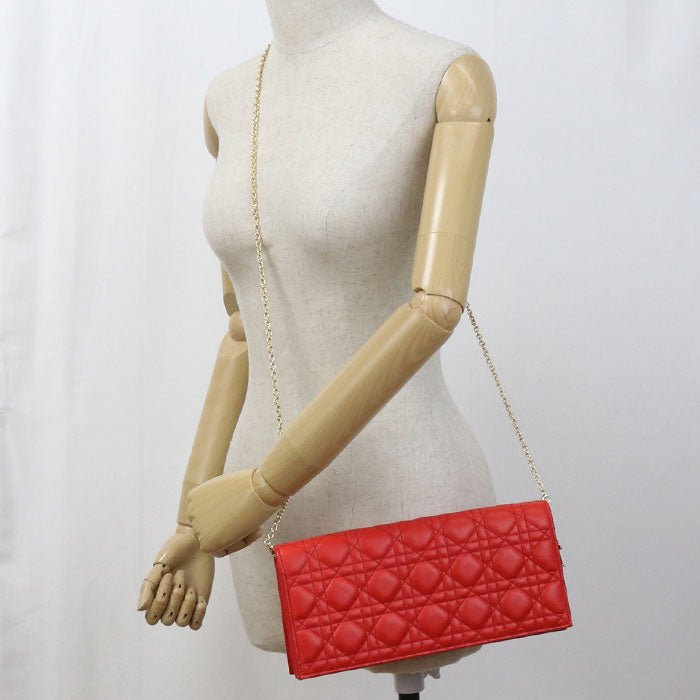 DIOR – Shoulder Bag – Cannage Chain Lady Dior – John Galliano – 2000s – 100% Authentic Pre - Owned Item No:usdcd92507011 - LLUXE.CA