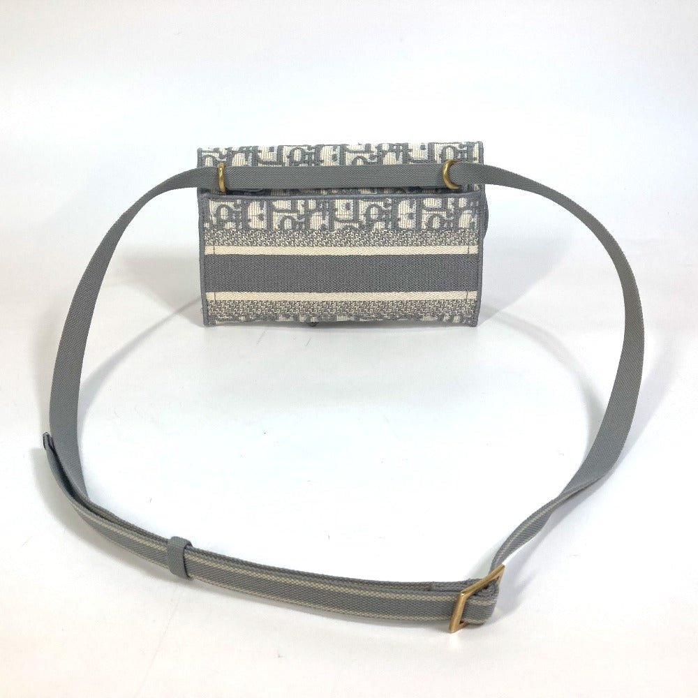 DIOR – Waist Bag – Oblique Jacquard Embroidery Saddle Slim Pouch – Kim Jones – 2018 Revival – 100% Authentic Pre - Owned Item No.: 5276 - 21705 - 11 - LLUXE.CA