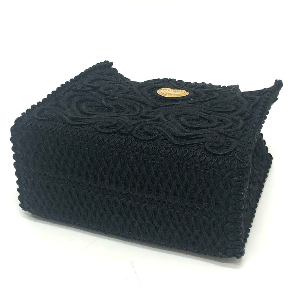 Dolce & Gabbana Devotion Heart Tote Bag 8236 - 23947 - 2 in Black Macramé (Circa Late 2010s, Designers: Domenico Dolce & Stefano Gabbana) – Pre - Owned, 100% Authentic - LLUXE.CA
