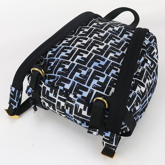 FENDI ā FF Print Baguette Backpack ā Model No. 8BZ048 ADBD ā Silvia Venturini Fendi ā Made in Italy ā 100% FENDI ā FF Print Baguette Backpack ā Model No. 8BZ048 ADBD ā Silvia Venturini Fendi ā Made in Italy ā 100% Authentic Pre - Owned Item No:usdfe87031011 - LLUXE.CA
