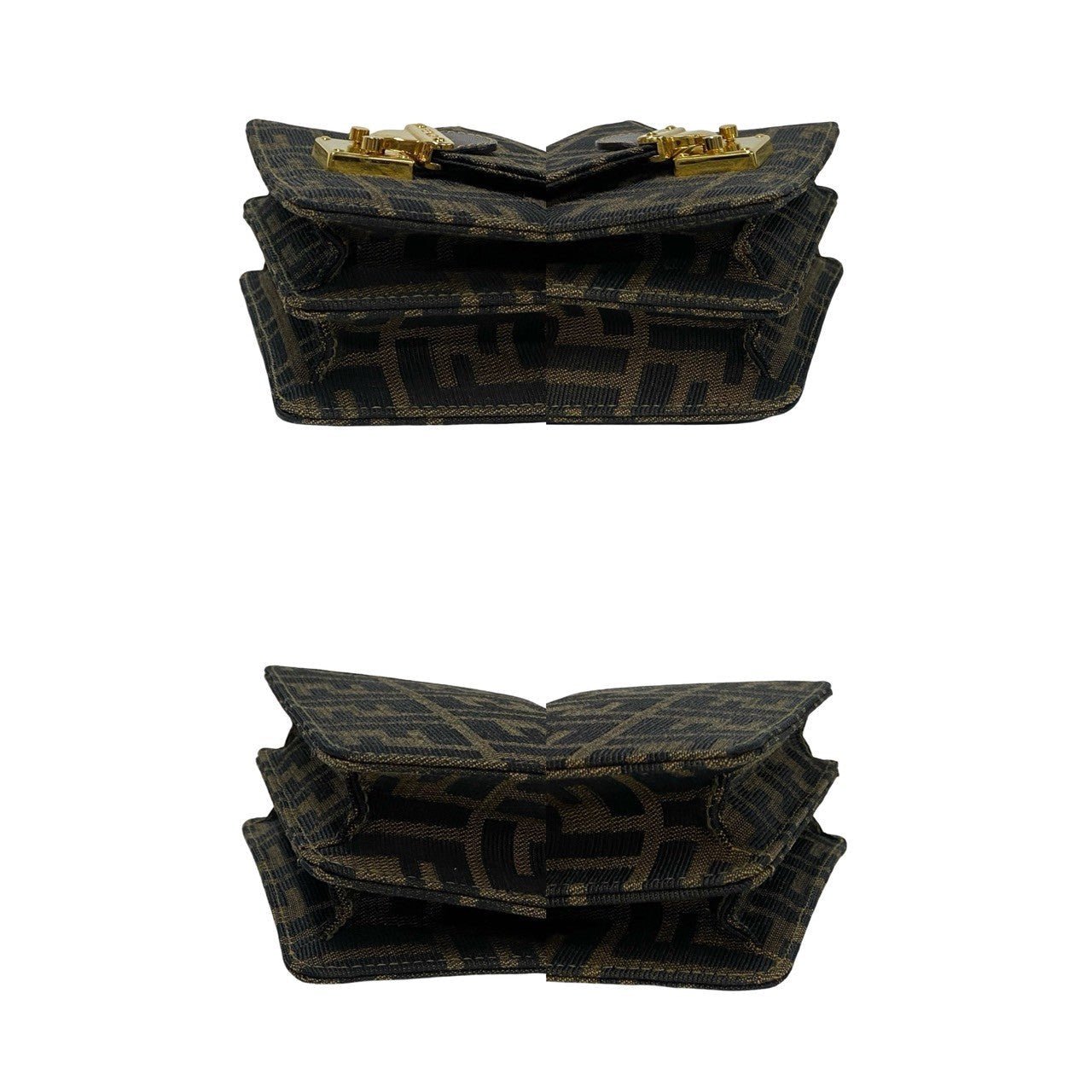 FENDI Mini, Zucca FF Pattern Pre Owned 100% Authentic (Genuine) - LLUXE.CA