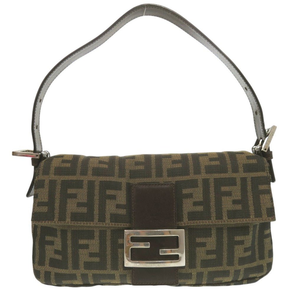 FENDI – Shoulder Bag – Model No. 26424 – Mamma Baguette Zucca Canvas – Silvia Venturini Fendi – Early 2000s – 100% Authentic Pre - Owned Item No.: 7X0265IIG6T28 - LLUXE.CA