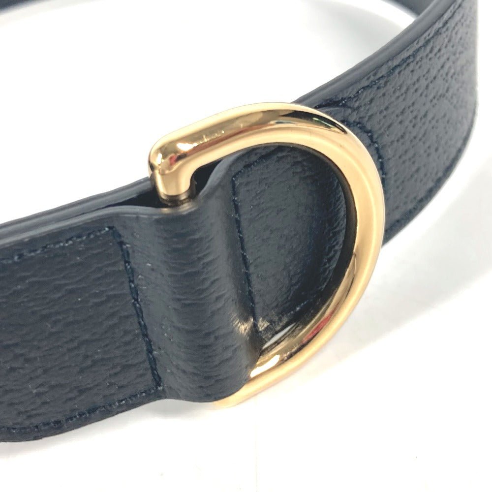 GUCCI – GG Leather Pet Collar / Belt – Model No. 695256 – Alessandro Michele – Circa 2020s – 100% Authentic Pre - Owned - LLUXE.CA