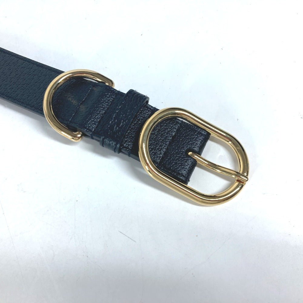 GUCCI – GG Leather Pet Collar / Belt – Model No. 695256 – Alessandro Michele – Circa 2020s – 100% Authentic Pre - Owned - LLUXE.CA