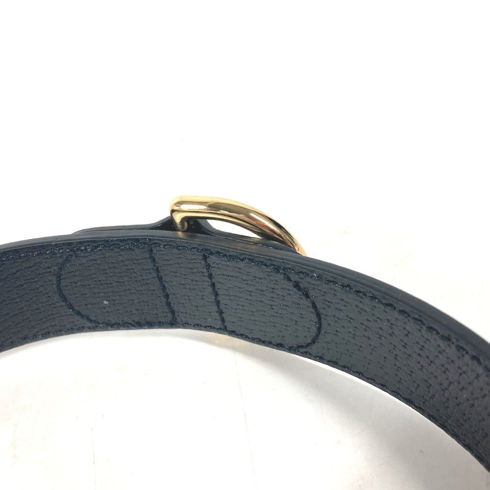 GUCCI – GG Leather Pet Collar / Belt – Model No. 695256 – Alessandro Michele – Circa 2020s – 100% Authentic Pre - Owned - LLUXE.CA