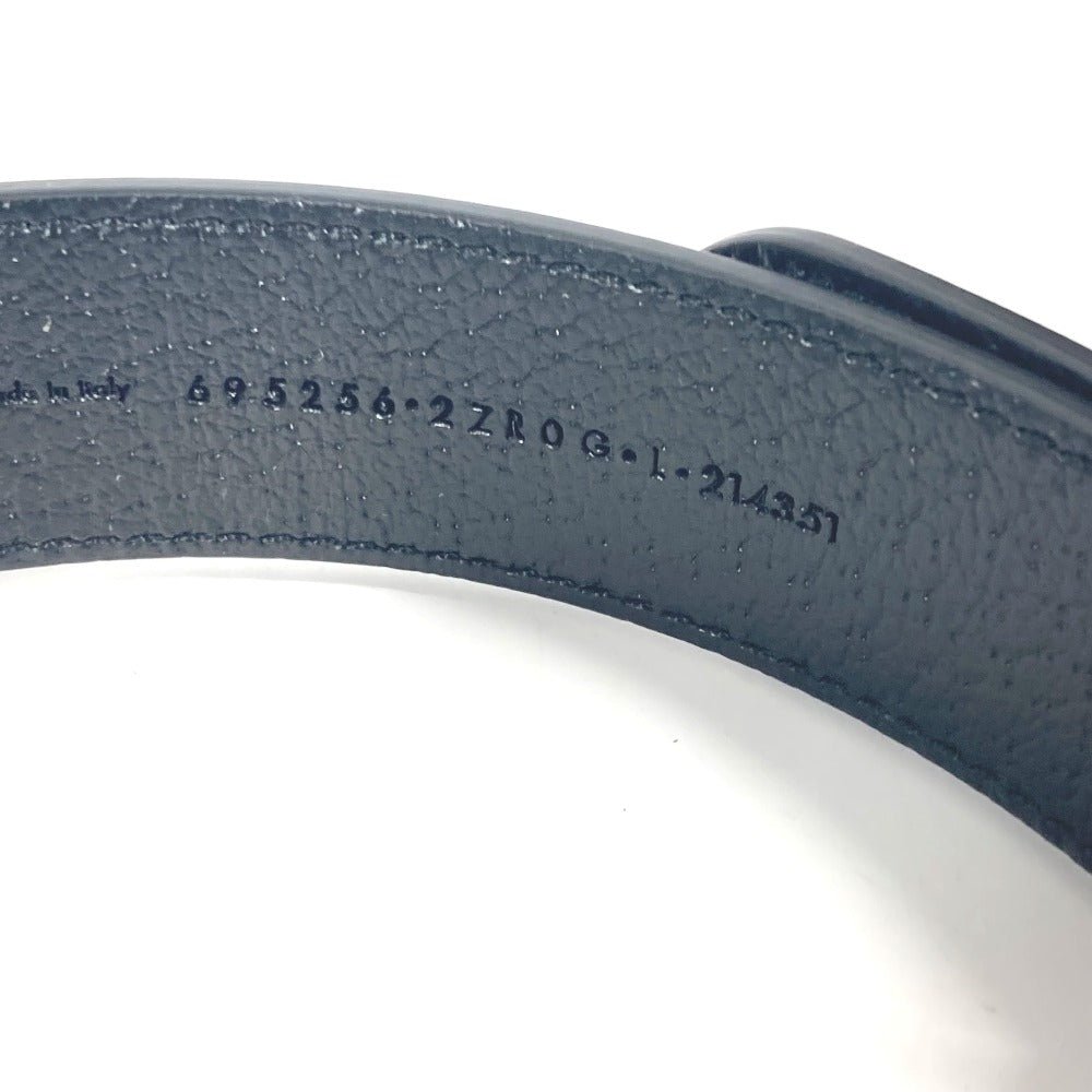 GUCCI – GG Leather Pet Collar / Belt – Model No. 695256 – Alessandro Michele – Circa 2020s – 100% Authentic Pre - Owned - LLUXE.CA