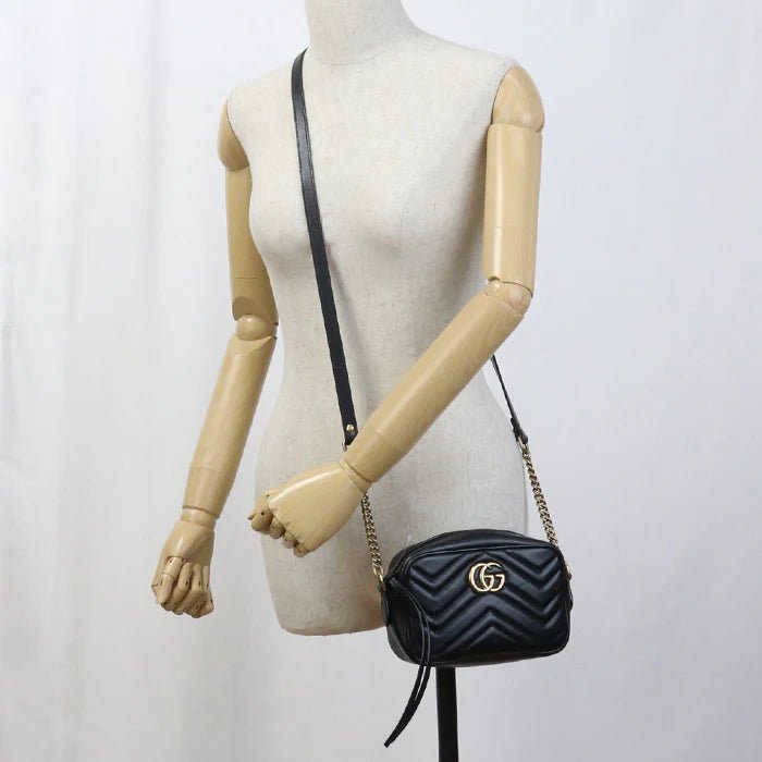 GUCCI – GG Marmont Mini Camera Bag – 448065 – Designed by Alessandro Michele – 2016 – 100% Authentic Pre - Owned Item No.: usdgu89159011 - LLUXE.CA