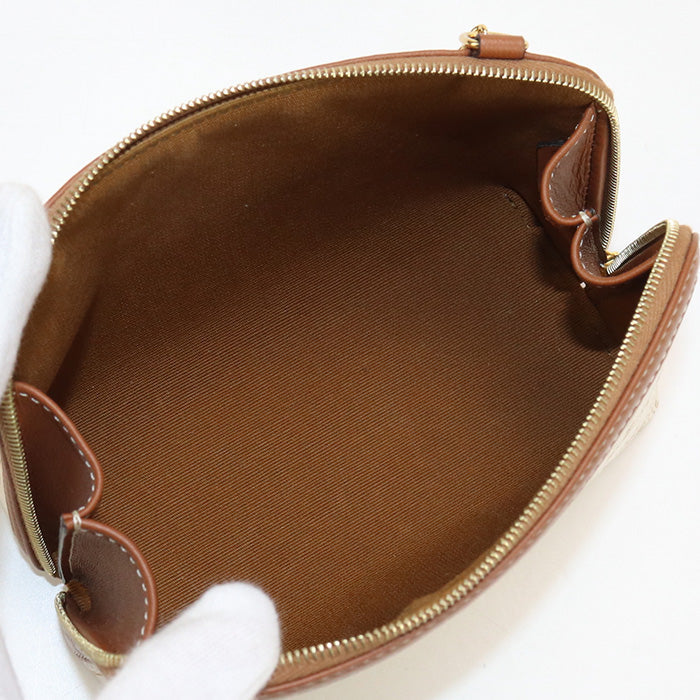 CELINE Triomphe Clutch with chain Pre owned Authentic