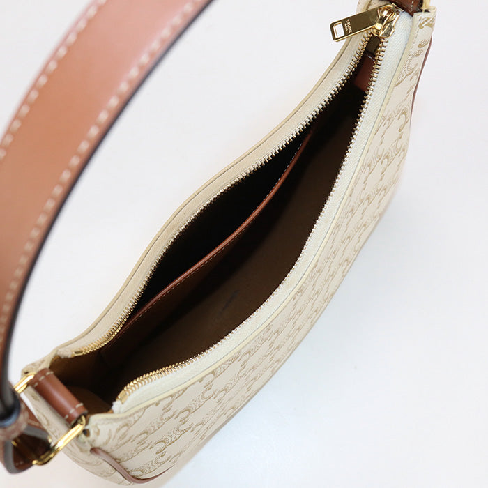 CELINE – Shoulder Bag – AVA Triomphe Canvas – Model No. 19395 2BZJ 01BC – Hedi Slimane – 2020s – 100% Authentic Pre-Owned