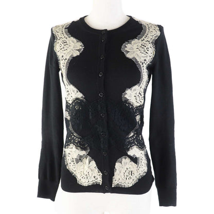 DOLCE & GABBANA Cardigan Made in  Italy Circa 2004–2008 Pre-Owned, 100% Authentic