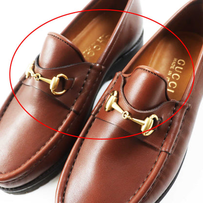 GUCCI Loafers Item by Frida Giannini – Made in Italy Brown Leather – Size 35.5 100% Authentic Pre-Owned ✨Like New