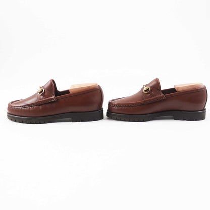 GUCCI Loafers Item by Frida Giannini – Made in Italy Brown Leather – Size 35.5 100% Authentic Pre-Owned ✨Like New