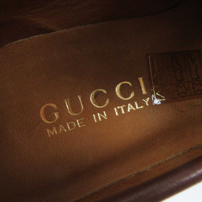 GUCCI Loafers Item by Frida Giannini – Made in Italy Brown Leather – Size 35.5 100% Authentic Pre-Owned ✨Like New