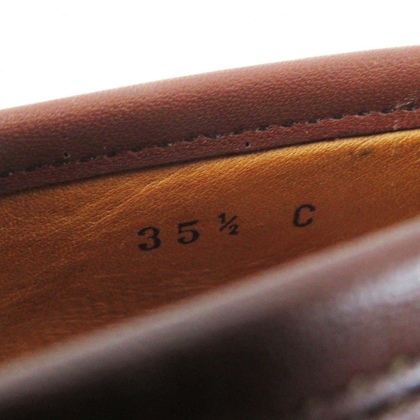 GUCCI Loafers Item by Frida Giannini – Made in Italy Brown Leather – Size 35.5 100% Authentic Pre-Owned ✨Like New