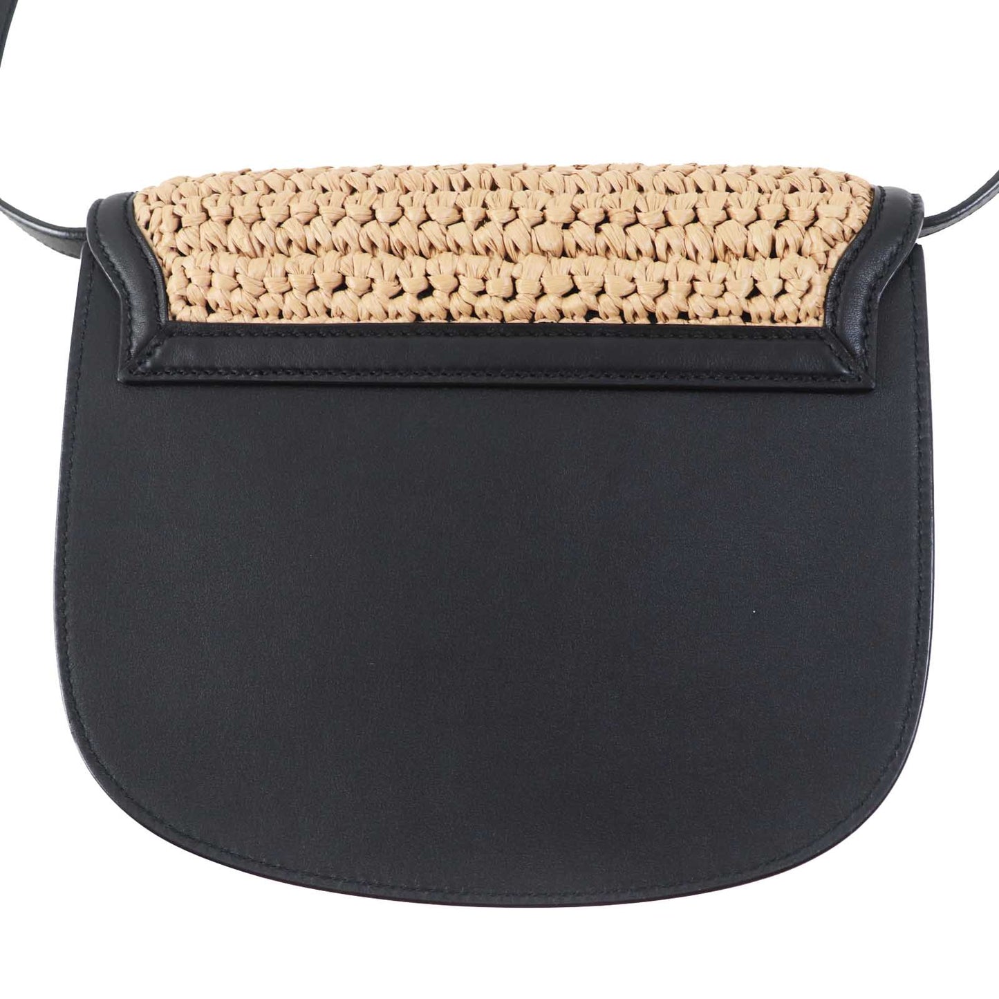 SAINT LAURENT Paris Kaia Raffia & Leather by Anthony Vaccarello 2022 100% Authentic Pre-Owned ✨Pristine