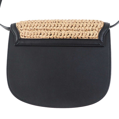 SAINT LAURENT Paris Kaia Raffia & Leather by Anthony Vaccarello 2022 100% Authentic Pre-Owned ✨Pristine