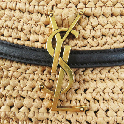 SAINT LAURENT Paris Kaia Raffia & Leather by Anthony Vaccarello 2022 100% Authentic Pre-Owned ✨Pristine